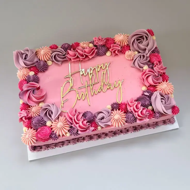 Sheet Vanilla Flavor Cake 