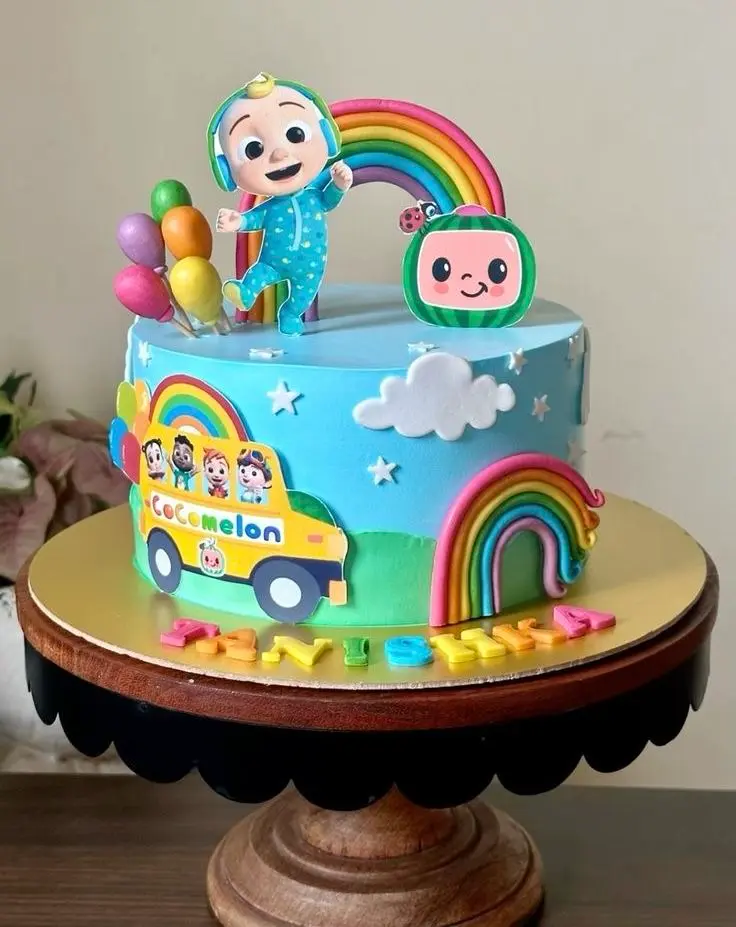 1 PureVeg Cocomelon cake 1kg