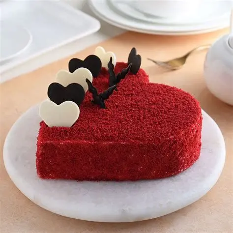 Heart Shape Red Velvet 500g