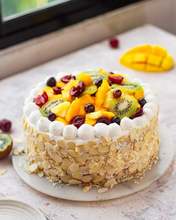 Fresh Fruit Cake With Almond 500G