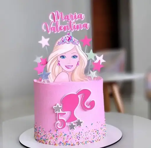 1Barbie theme cake 1KG